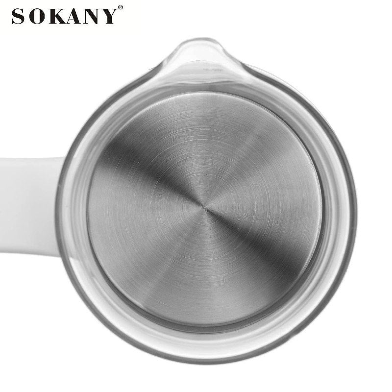 MAQUINA CAFETERA DE VIDRIO, HIERVE EL AGUA MAS RAPIDO, CAPACIDAD 500ML, 5 TAZAS DE CAFE, POTENCIA 600W, CALENTAMIENTO, INTERRUPTOR DE ENCENDIDO, FACIL DE LIMPIAR SOKANY YLW-606 GLASS COFFE MAKER