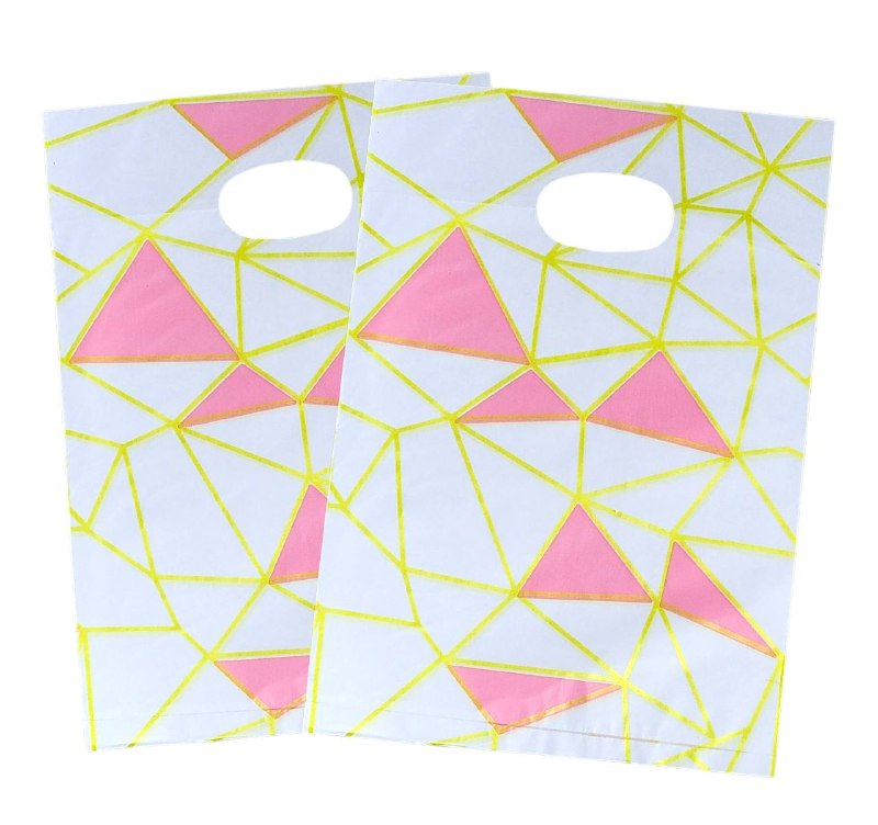 BOLSA DE REGALO PLASTICA PEQUEÑA 20X30CM, PAQUETE 100UND