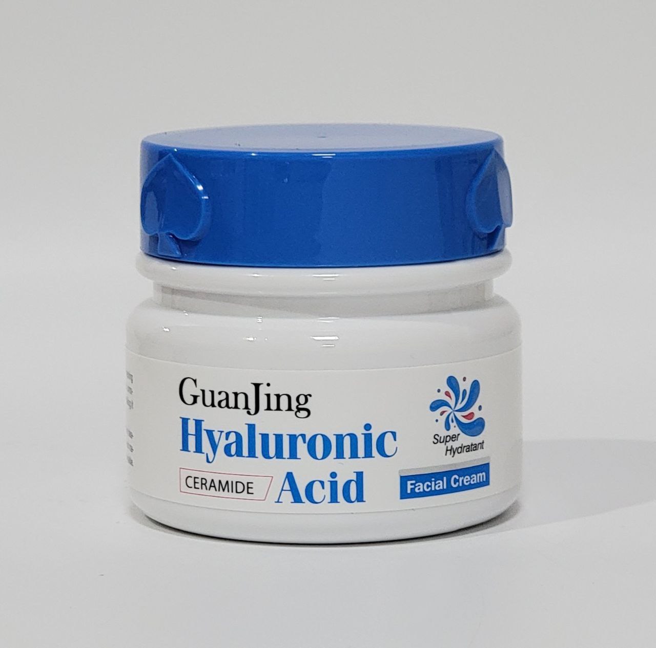 CREMA FACIAL HIDRATANTE Y REPARADORA DE ALTA CALIDAD, TEXTURA FRESCA Y NO GRASA, HUMECTA E HIDRATA GUAJING HYALYRONIC ACID CERAMIDE 50G