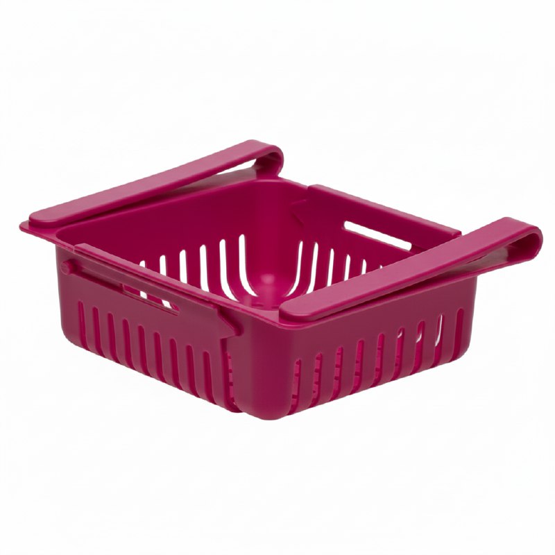 ORGANIZADOR RECIPIENTE EXTENSIBLE DE ALIMENTOS PARA REFRIGERADOR, 7 COLORES