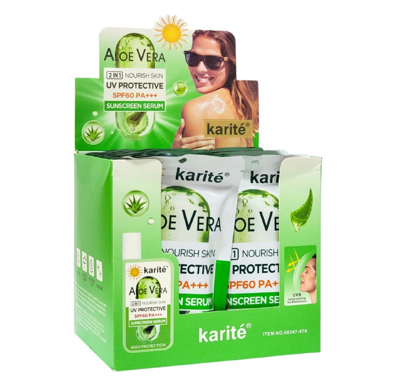 PROTECTOR SOLAR 2 EN 1 DE ALOE VERA SPF60 KARITE 60ML DUPE DE LAROCHE POSAY