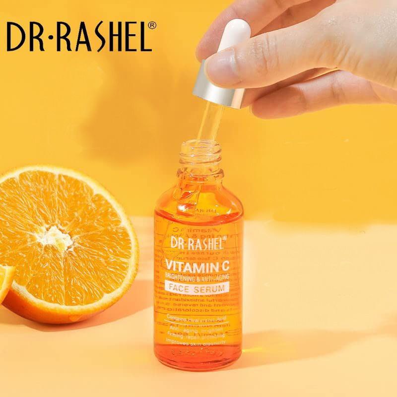 SUERO FACIAL CON VITAMINA C Y ACIDO HIALURONICO DR RASHEL 50ML