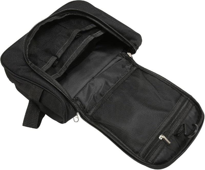 COSMETIQUERA ECONOMICA ORGANIZADORA DE MAQUILLAJE O COSMETICOS PORTATIL CON GANCHO PARA COLGAR 4 COLORES TABU 24.5X18.5X8.5CM