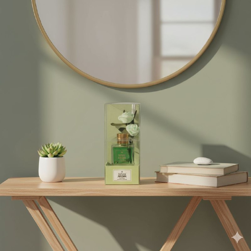 AMBIENTADOR AROMATIZANTE DIFUSOR DE VARILLAS PARA EL HOGAR DE AROMA CONTINUO SIN HUMO NI GOTEO, 4 AROMAS FRESH AND LIGHT