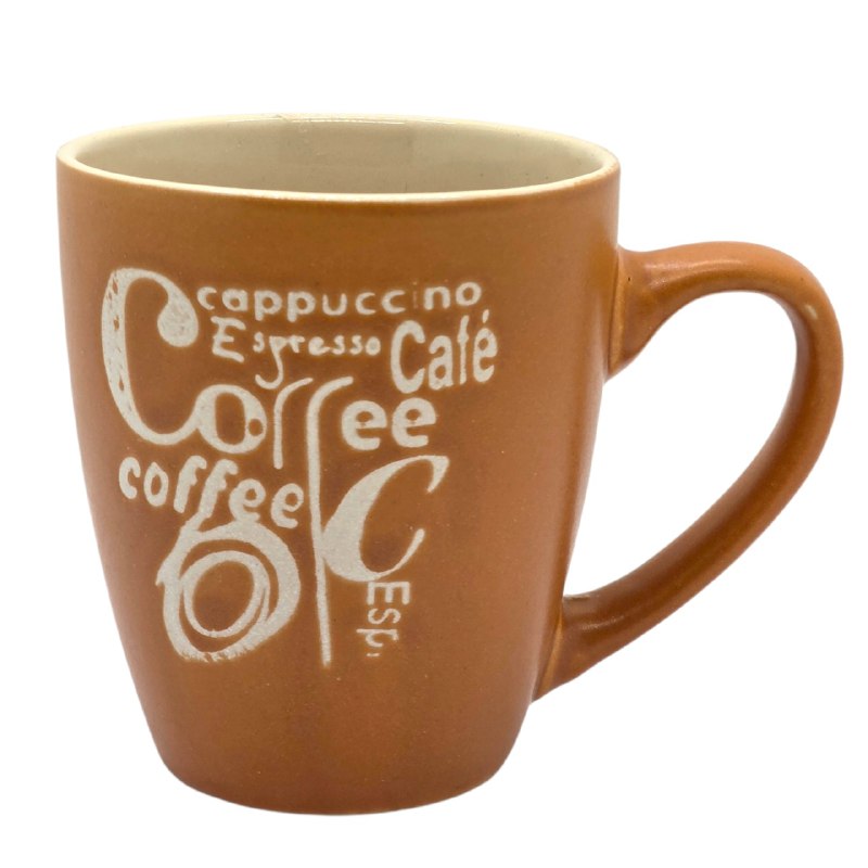 TAZAS DE CERAMICA DE ALTA RESISTENCIA CON ACABADO BRILLANTE Y DISEÑO ERGONOMICO 9CM