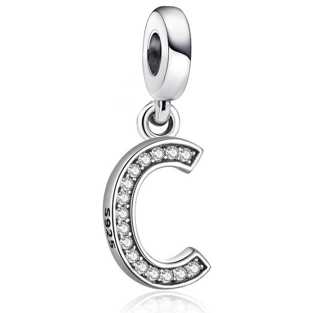 PCHARM4066$C LETRA C PANDORA PLATA 9.25