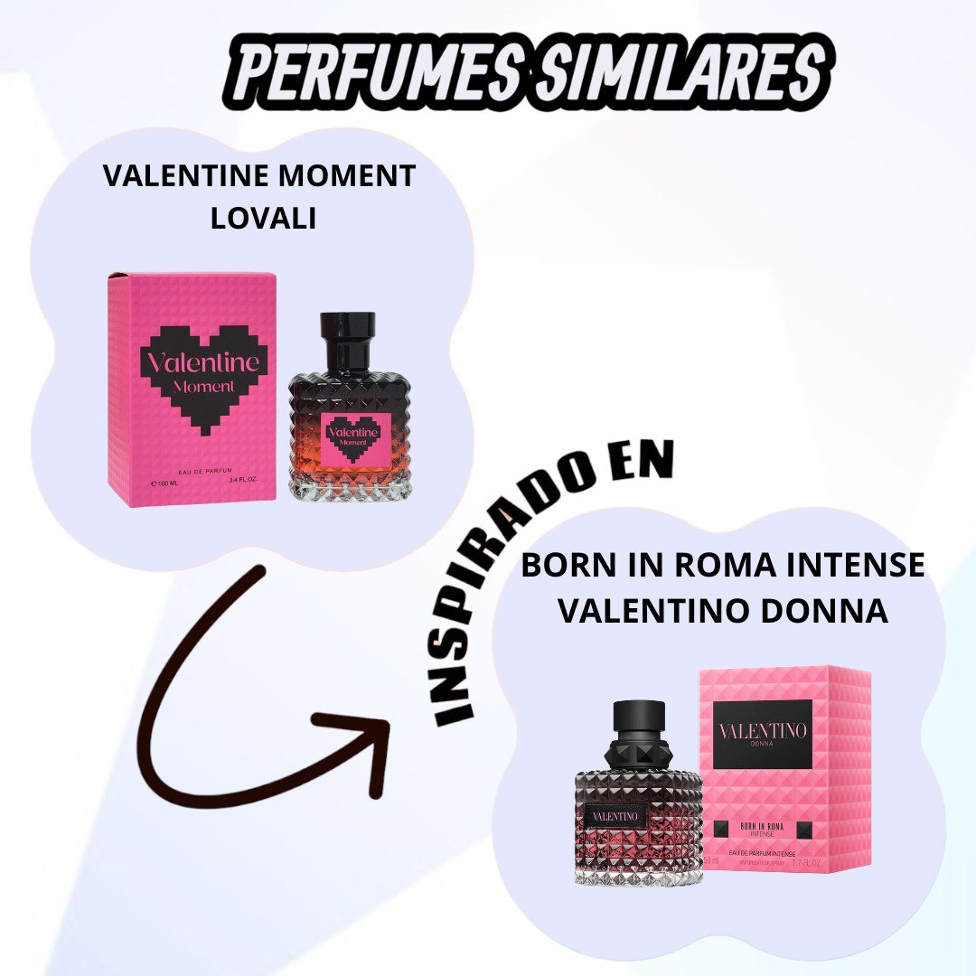 VALENTINE MOMENT LOVALI EDP 100ML (M) (AROMA SIMILAR VALENTINO DONNA BORN IN ROMA INTENSE)