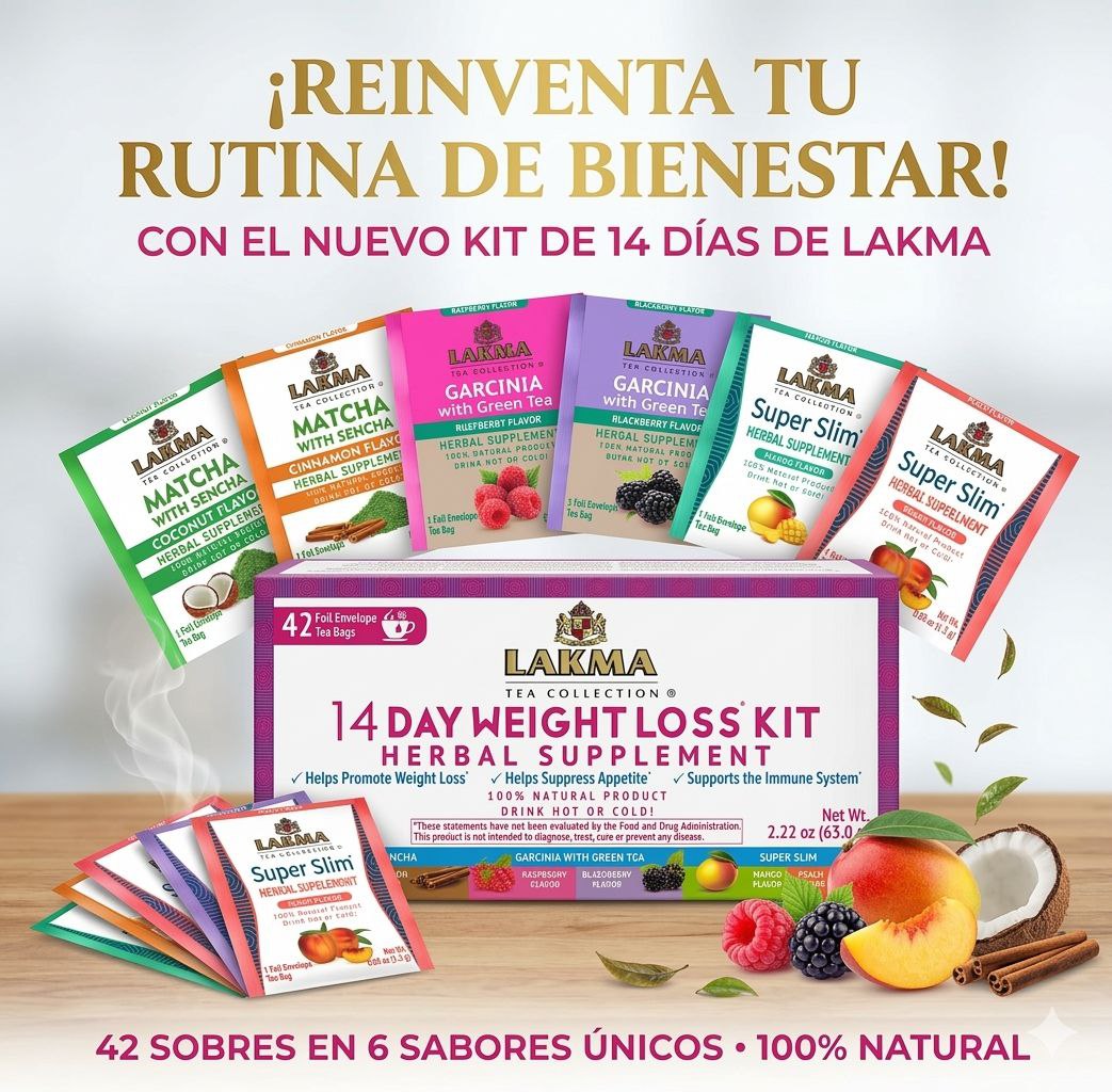 PROGRAMA DE TES PARA LA PERDIDA DE PESO DE 14 DIAS 42UND LAKMA 62G