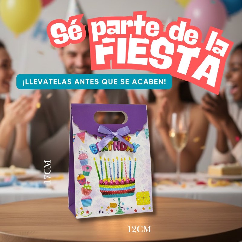 BOLSA DE REGALO EXTRA PEQUEÑA 12X17CM