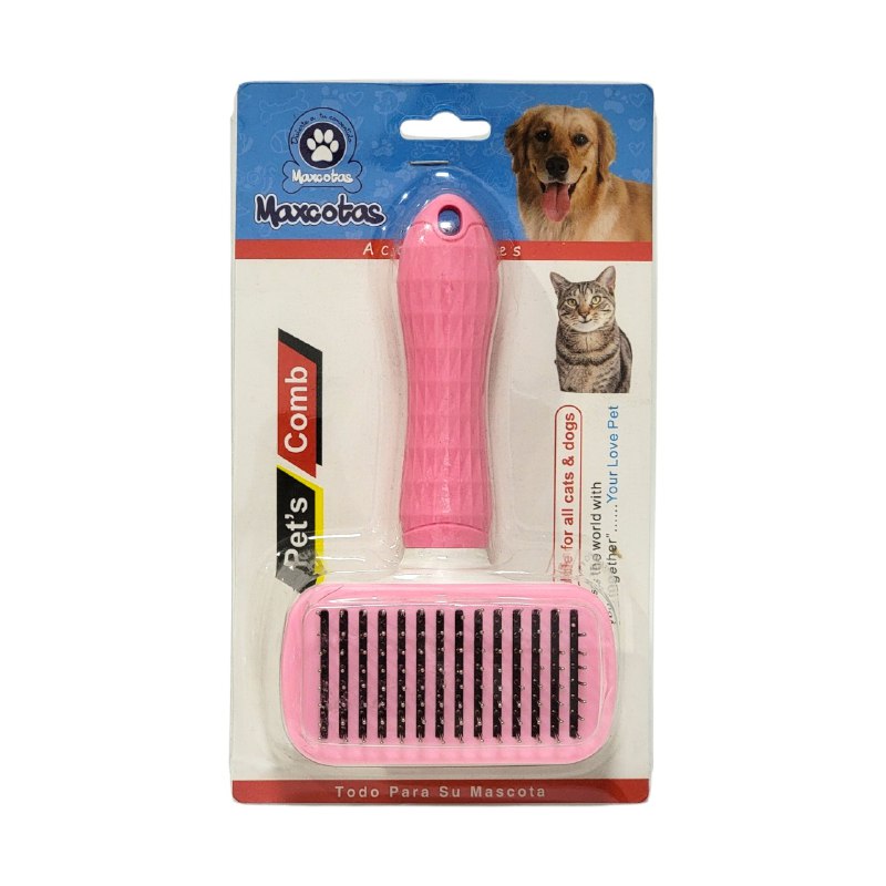 CEPILLO PEINE PARA MASCOTAS PERROS Y GATOS MAXCOTAS