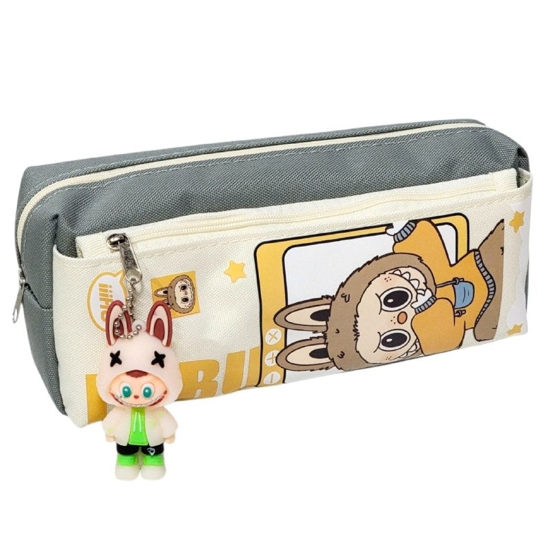 CARTUCHERA DE LABUBU QUE COMBINA ORGANIZACION IMPECABLE CON DISEÑO IRRESISTIBLE 3 COLORES