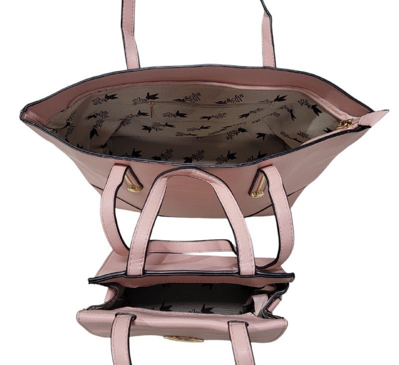 CARTERA ECONOMICA EN SET 3 PIEZAS SOFIAZUL