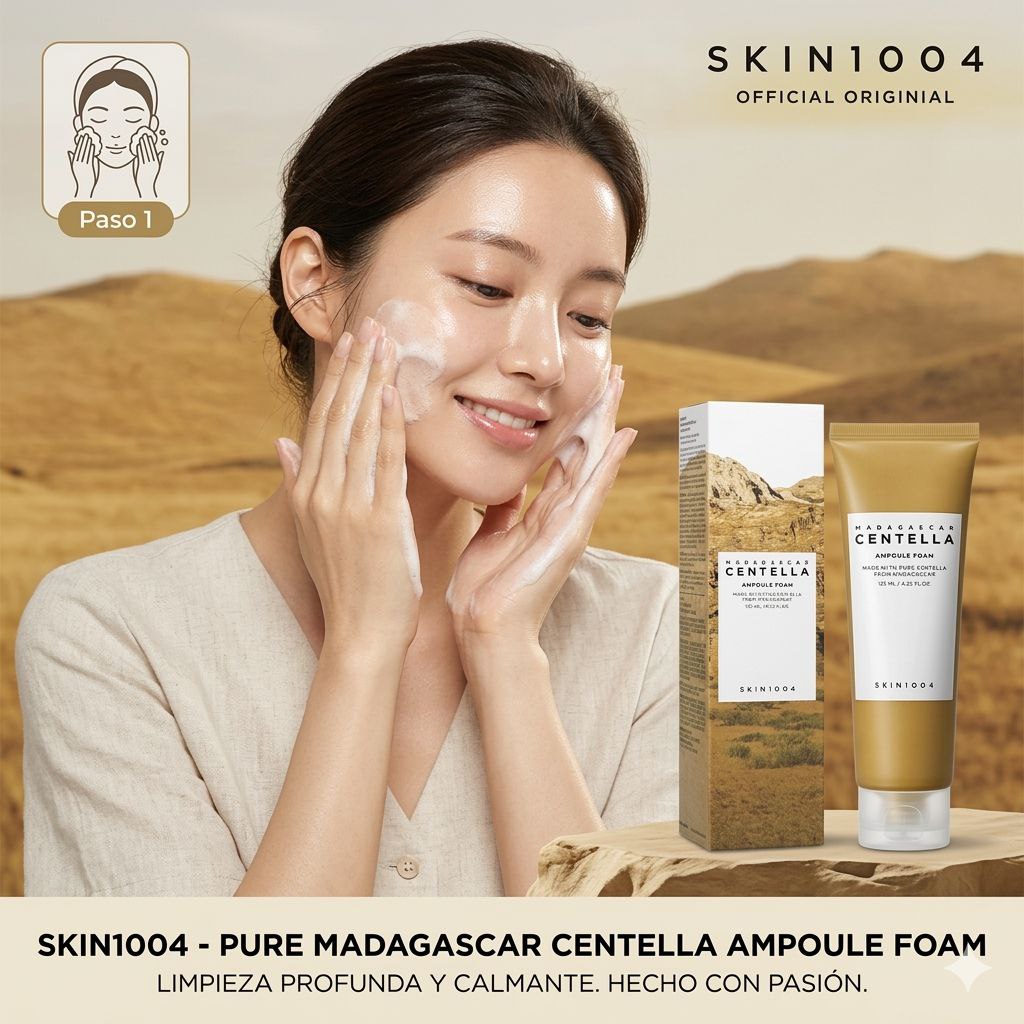 LIMPIADOR FACIAL CREMOSO DE PH EQUILIBRADO CON EXTRACTO DE CENTELLA ASIATICA SKIN1004 125ML