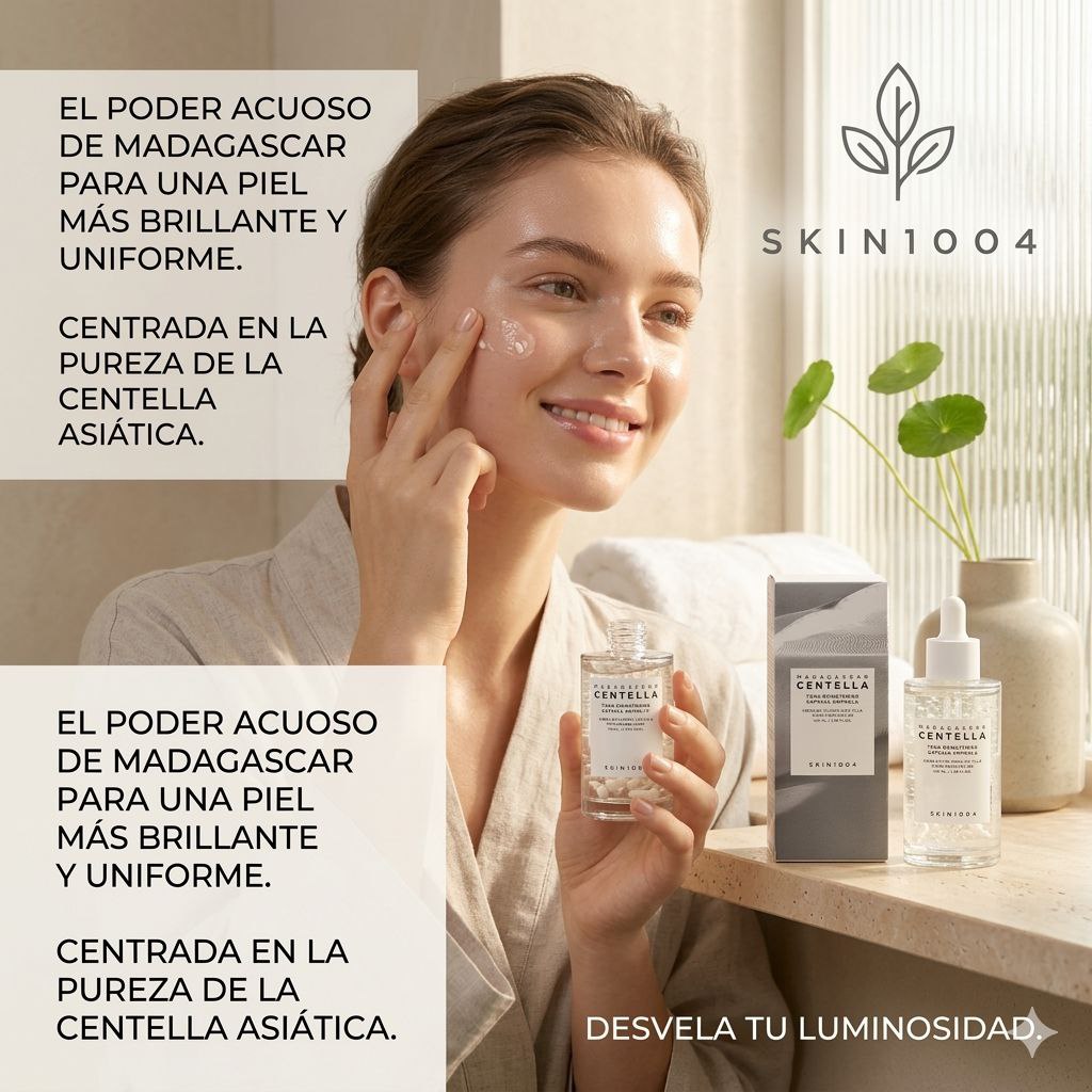 AMPOLLA ILUMINADORA Y DESPIGMENTANTE CON EXTRACTO DE CENTELLA ASIATICA SKIN1004 100ML