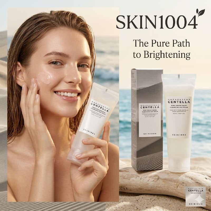 GEL LIMPIADOR ESPUMOSO ILUMINADOR Y UNIFICADOR DE TONO CON EXTRACTO DE CENTELLA ASIATICA SKIN1004 125ML