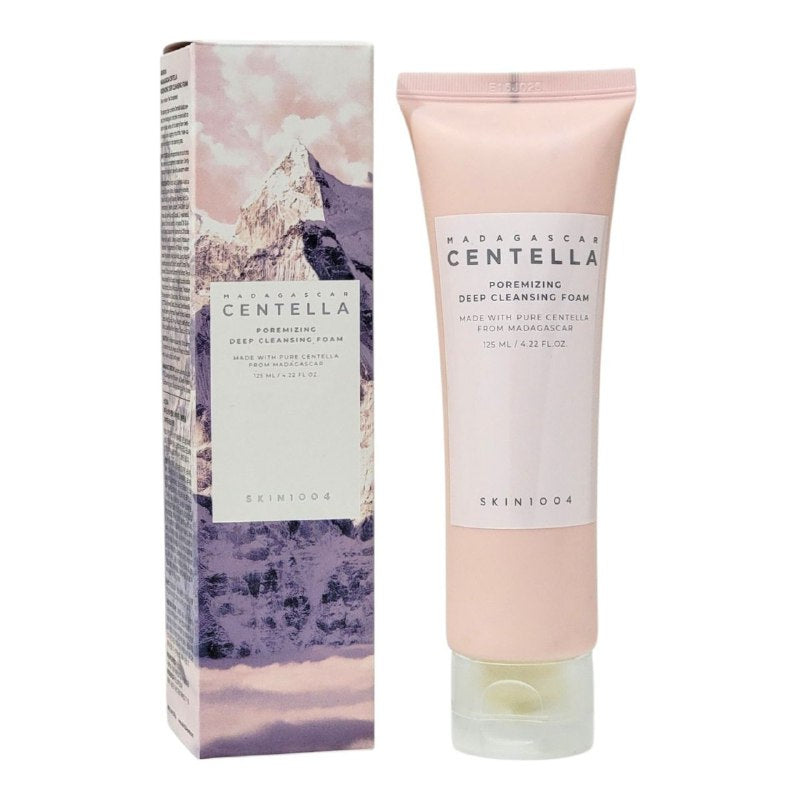 LIMPIADOR DE ESPUMA DE LIMPIEZA PROFUNDA PARA CONTROL DE POROS CON EXTRACTO DE CENTELLA ASIATICA Y SAL ROSA DEL HIMALAYA SKIN1004 125ML