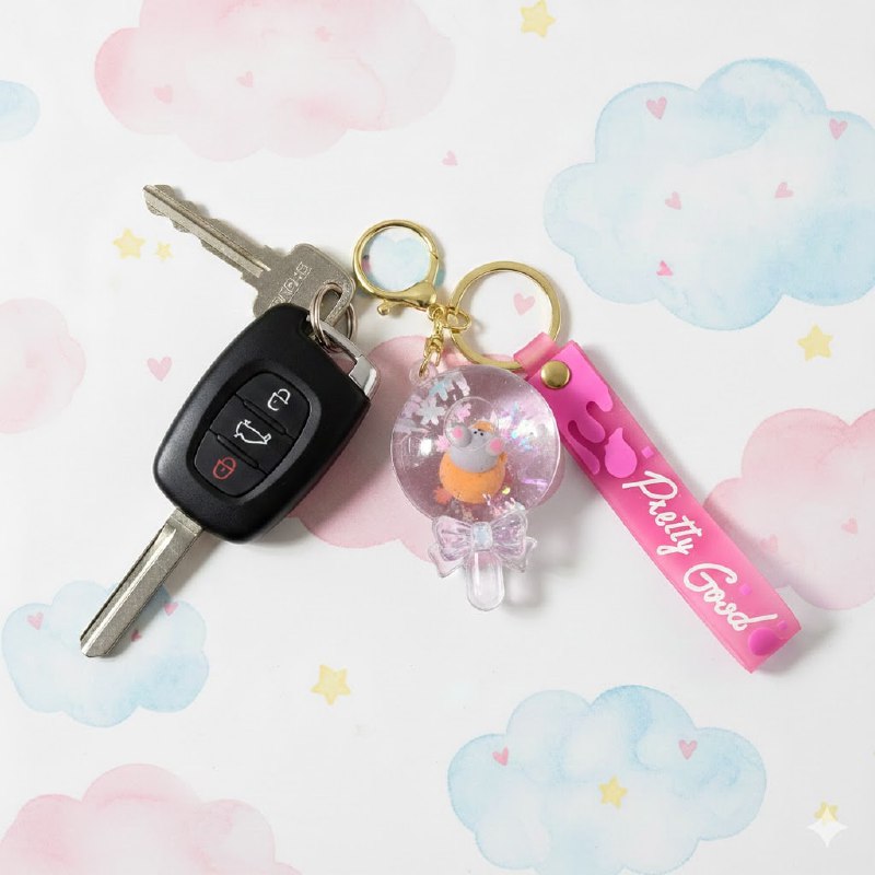 LLAVEROS DE ARENA MOVEDIZA LIQUIDA, 6 ESTILOS DISPONIBLES