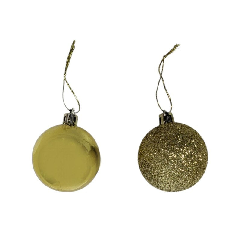 DECORACION ADORNO NAVIDEÑO PAQUETE DE 20 BOLAS DECORATIVAS, 5CM IDEALES PARA DARLE UN TOQUE UNICO A TU ARBOL DE NAVIDAD