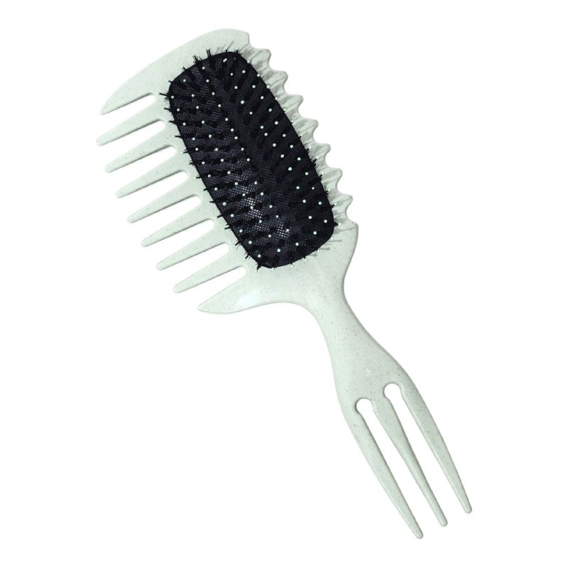 CEPILLO PEINE PARA EL CABELLO 2 EN 1 DESENREDANTE, 4 COLORES