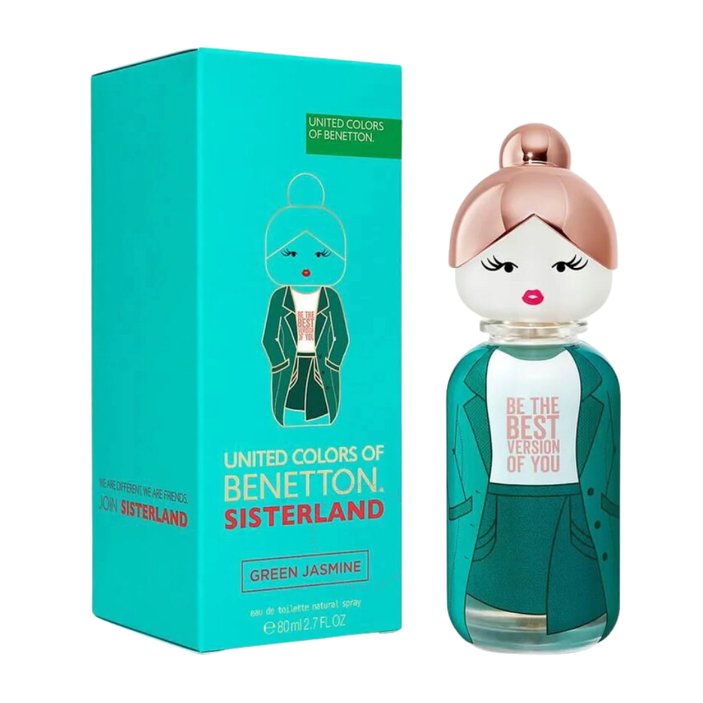 UNITED COLORS OF BENETTON SISTERLAND GREEN JASMINE EDT 80ML (M)