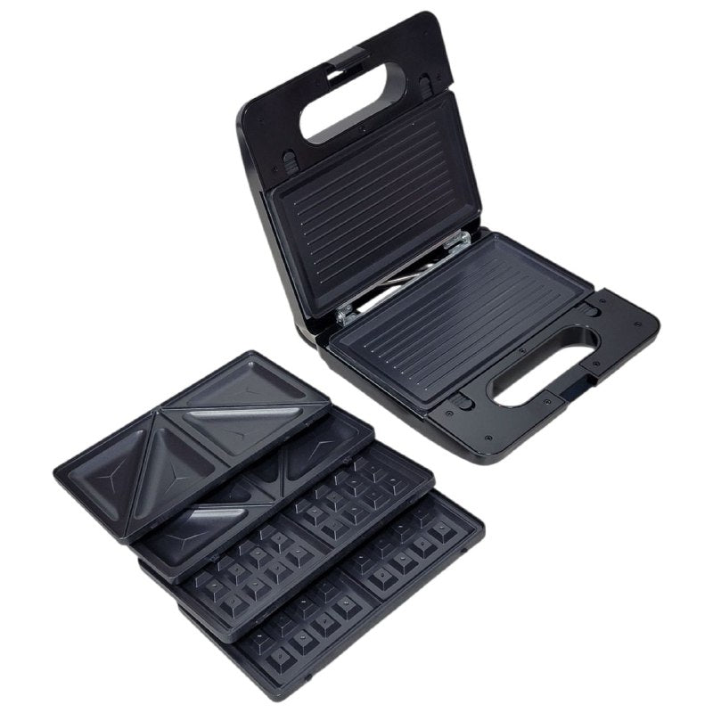 MAQUINA SADWICHERA ELECTRICA 3 EN 1 KSW2A HANOLLY