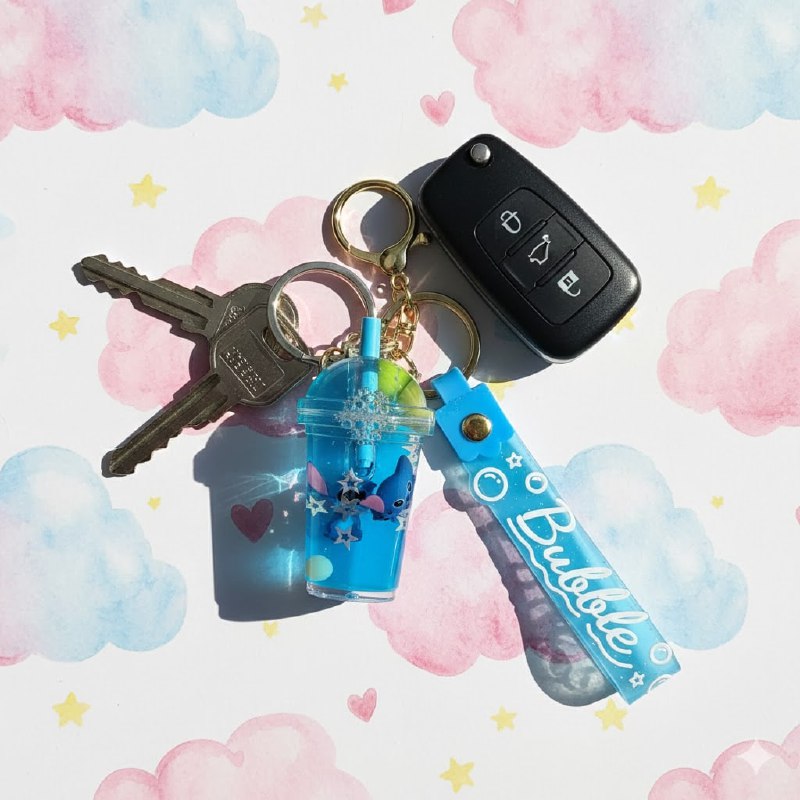 LLAVEROS DE ARENA MOVEDIZA LIQUIDA, 6 ESTILOS DISPONIBLES