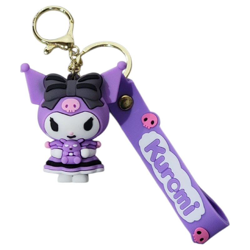 LLAVEROS DE KUROMI 4 ESTILOS DISPONIBLES