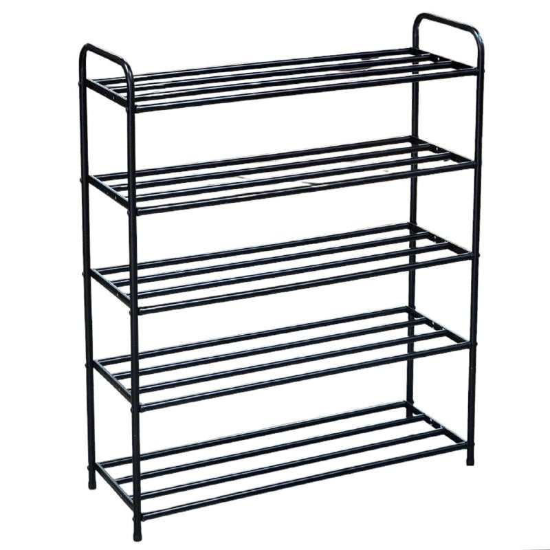 ORGANIZADOR ZAPATERA DE METAL DE 4 NIVELES, RESISTENTE, CAPACIDAD 16 PARES, 2 COLORES LT-05 82X67CM