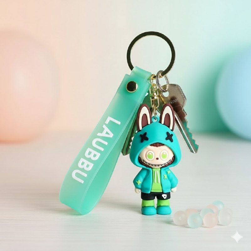 LLAVEROS DE LABUBU, 4 ESTILOS DISPONIBLES