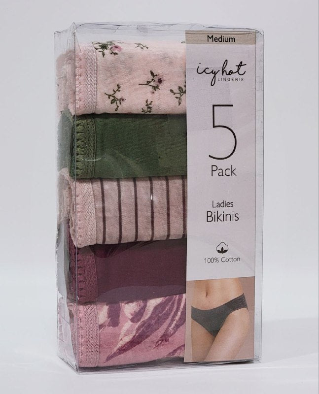 ROPA INTERIOR CALZON BIKINIS DE MUJER ICY HOT LINGERIE 5UND TALLA MEDIUM 37-39