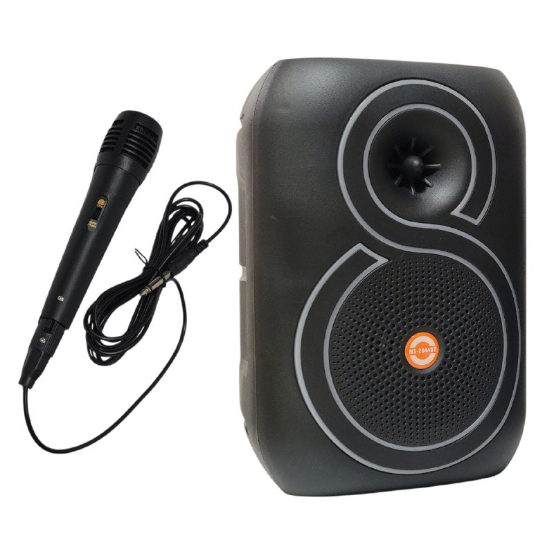 PARLANTE ALTAVOZ INALAMBRICO CON LUCES RGB DE PANEL COMPLETO, BATERIA DE ALTA CAPACIDAD Y 50W DE POTENCIA, SONIDO ENVOLVENTE Y MICROFONO PARA KARAOKE MS-2044BT BENELI HOME