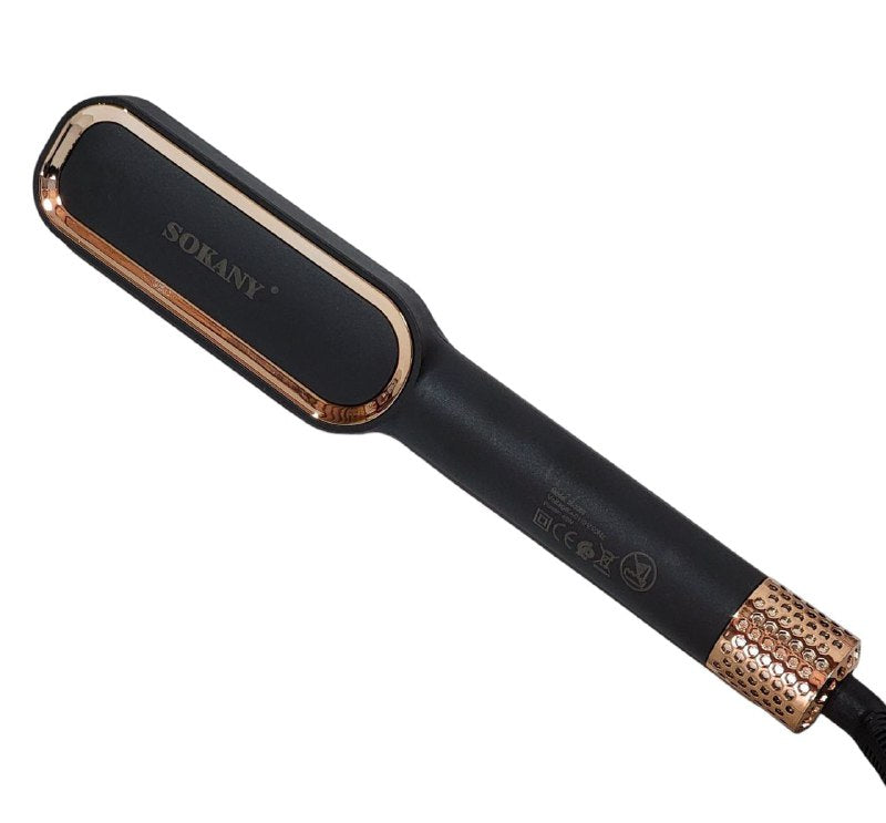 CEPILLO ALISADOR DE CABELLO 950F CONTROL INTELIGENTE DE TEMPERATURA SOKANY SK-1008