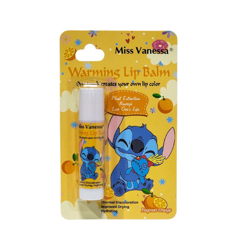 BRILLO LABIAL BALSAMO HIDRATANTE DE STITCH MISS VANESSA 4G