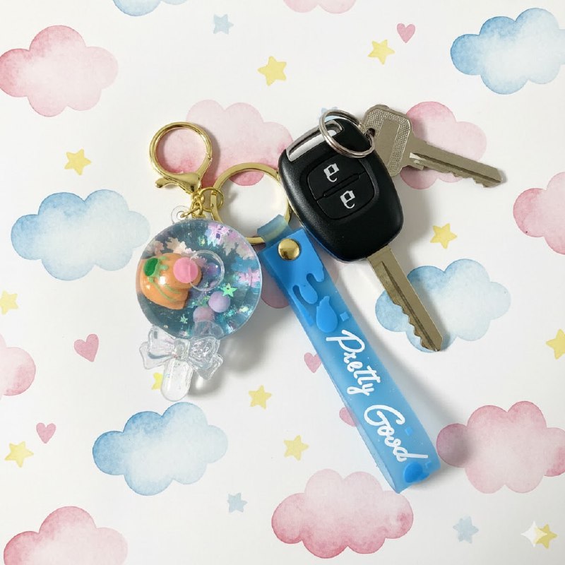 LLAVEROS DE ARENA MOVEDIZA LIQUIDA, 6 ESTILOS DISPONIBLES