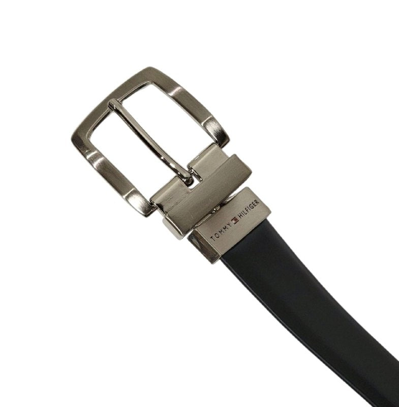 FAJA ORIGINAL TOMMY HILFIGER REVERSIBLE PARA CABALLERO COLOR NEGRO Y CAFÉ TALLA M 34-36