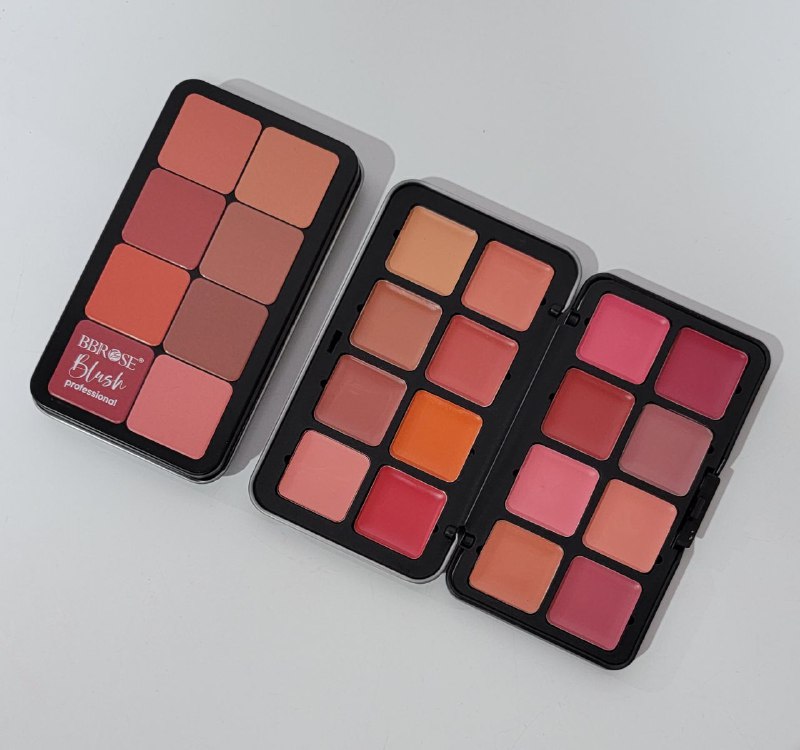 BLUSH RUBOR EN PALETA CREMOSA DE 16 TONOS, AYUDAN A DISIMULAR LAS IMPERFECCIONES BBROSE 38G