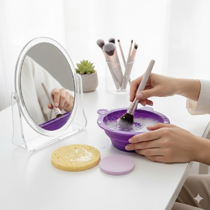 SET DE CUIDADO PERSONAL Y ACCESORIOS DE MAQUILLAJE 4PCS SWEET BEAUTY