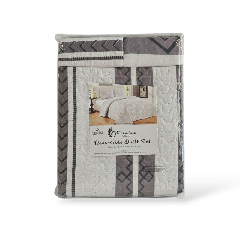 JUEGO DE SABANAS CAMERA TIPO EDREDON REVERSIBLE, DE 3 PIEZAS QUEEN BENELI HOME, 20 ESTILOS