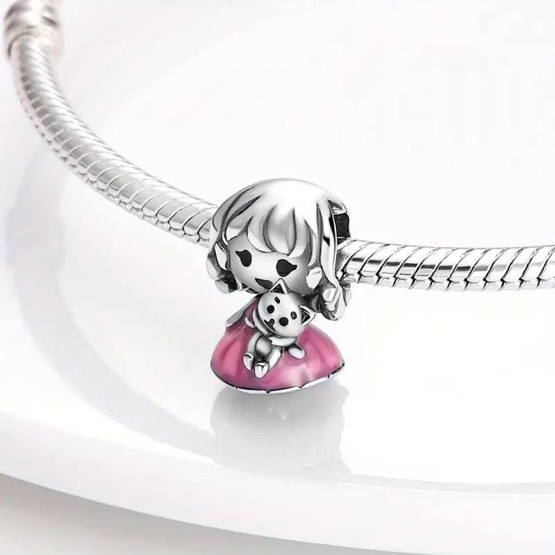 PCHARM4096 FORMA NIÑA PANDORA PLATA 9.25