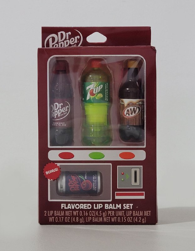 SET DE BALSAMO LABIAL SABORIZADO DR PEPPER 4.5G, 4.8G, 4.2G