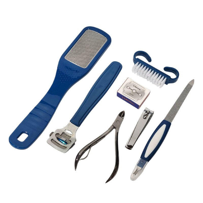 SET DE PEDICURA DE 7 PIEZAS PARA EL CUIDADO DE LAS UÑAS Y LOS PIES YARONG
