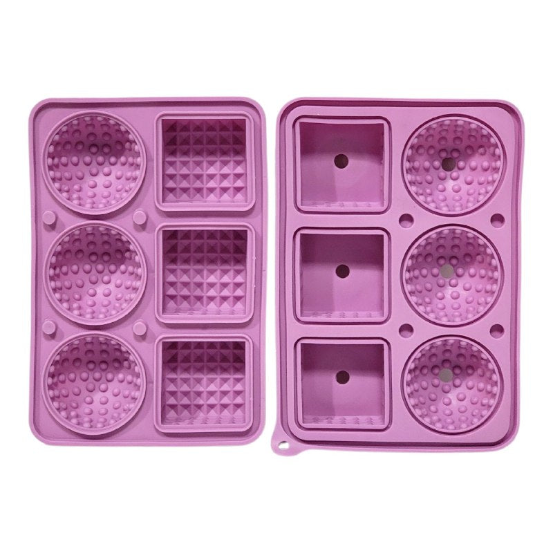 ORGANIZADOR RECIPIENTE MOLDE PARA HACER HIELO QUE PRODUCE ESFERAS Y CUBOS 3 COLORES