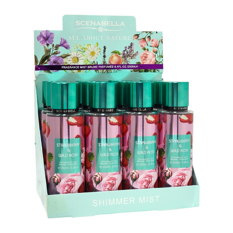 SPLASH STRAWBERRY AND WILD ROSE SCENABELLA 250ML (M) (AROMA SIMILAR B&B STRAWBERRY SNOWFLAKES)