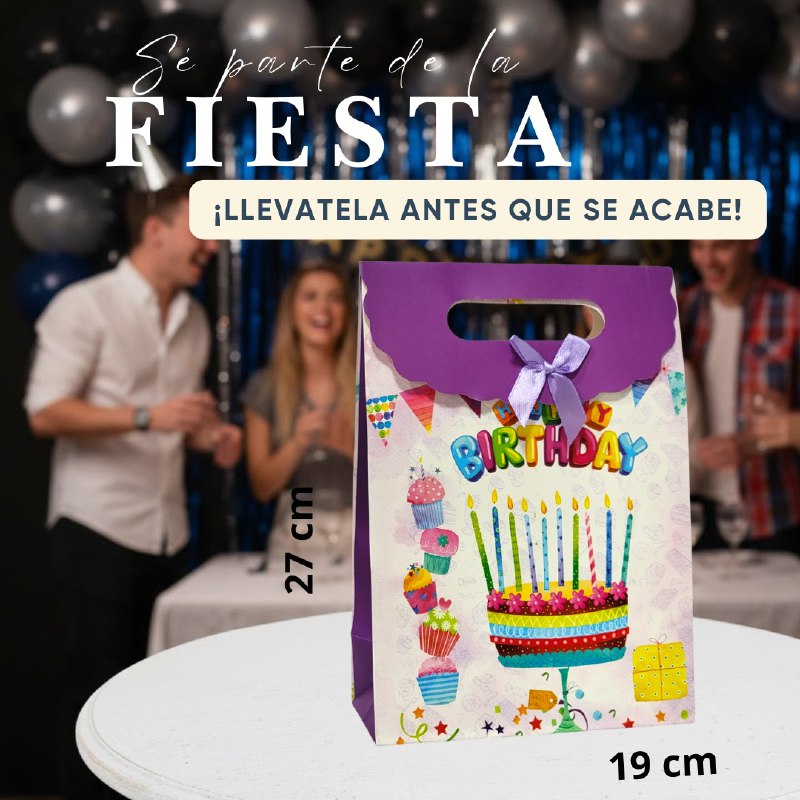 BOLSA DE REGALO MEDIANO 19X27CM