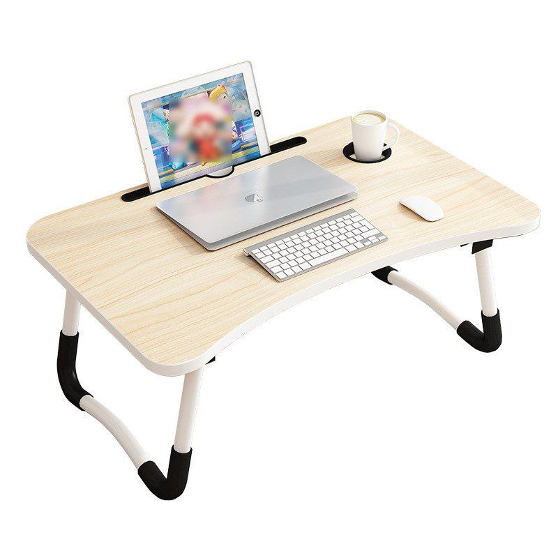 MESA PLEGABLE DE MADERA PARA COMPUTADORA PORTATIL EN EL SOFA O LA CAMA, BANDEJA AUXILIAR MULTIUSOS PARA DESAYUNO, LEER O  TRABAJAR