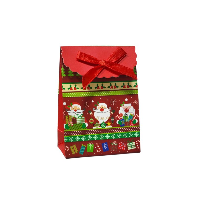 BOLSA DE REGALO NAVIDEÑA PEQUEÑA XXS 7CMX10CM, 15 ESTILOS