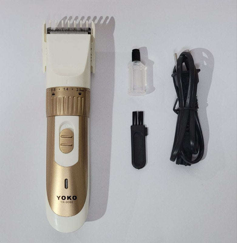 MAQUINA CORTADORA DE PELO RECARGABLE PROFESIONAL SE CAMBIA FACILMENTE LA LONGITUD YOKO YK-9002