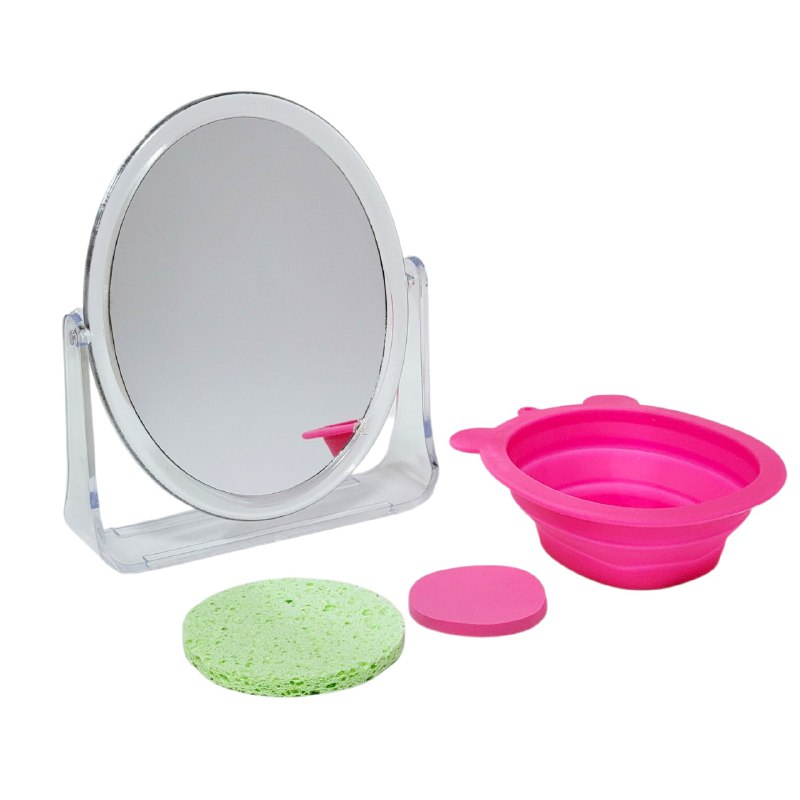 SET DE CUIDADO PERSONAL Y ACCESORIOS DE MAQUILLAJE 4PCS SWEET BEAUTY