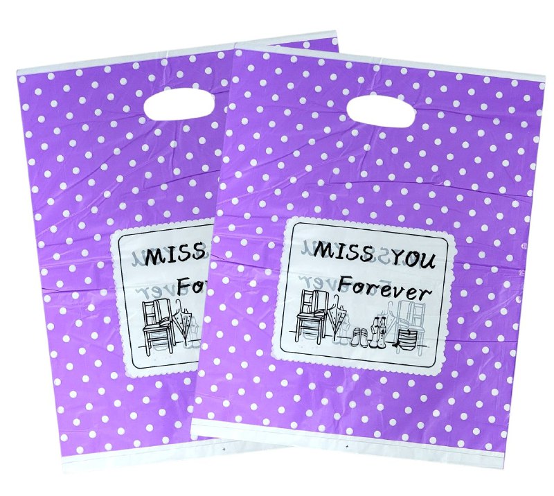 BOLSA DE REGALO PLASTICA EXTRA GRANDE 35X45CM, PAQUETE 100UND