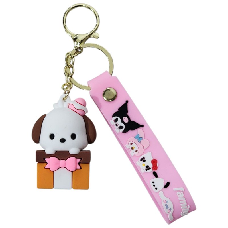 LLAVEROS DE MY MELODY KUROMI 6 ESTILOS DISPONIBLES